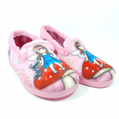 Alcalde dievčenské detské voňavé papuče Princezná Muchotrávka Pink